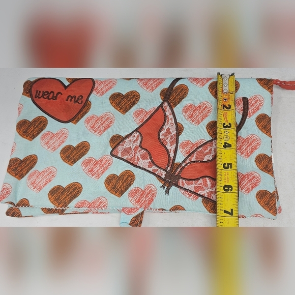 Wash Me Wear Me Intimates Double-Sided Hearts Travel Laundry Bag New - Picture 8 of 8